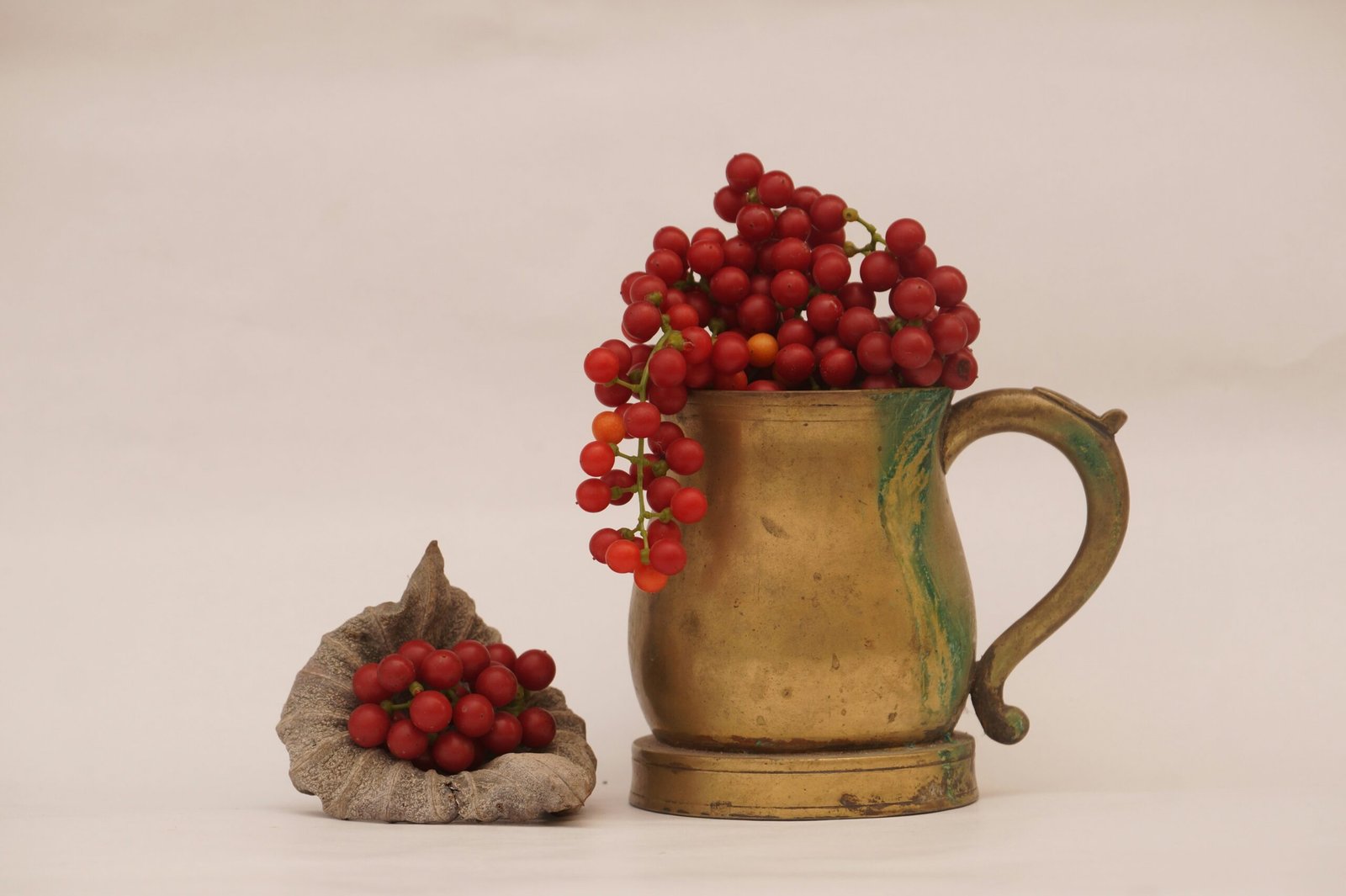 A photo of red clover tea and supplement bottles