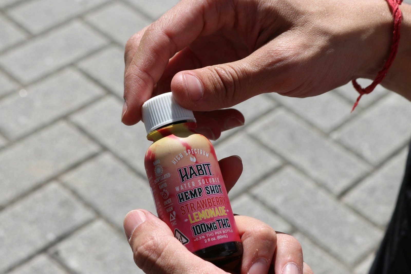 A bottle of high-quality red clover extract supplement