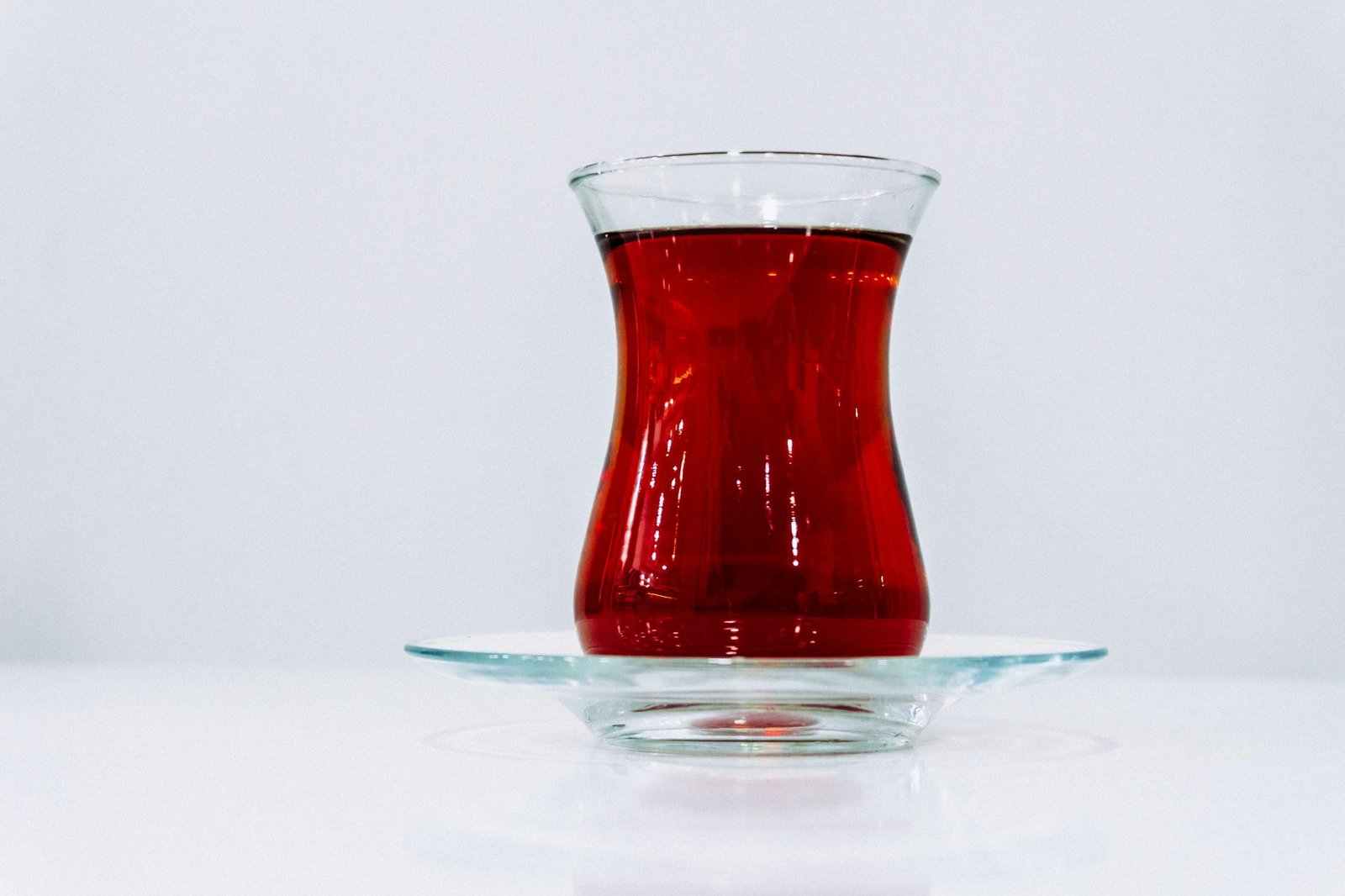 Field of blooming red clover flowers